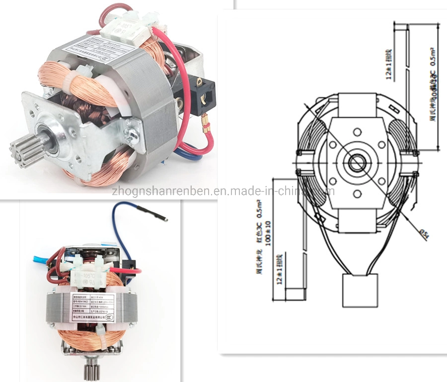 5415 Supply 5420 5425 5430 AC Electric High Torque Universal Motor for Hair Dryer Mini Blender Air Pump Hair Dryer Mini Juicer Could Be Customized